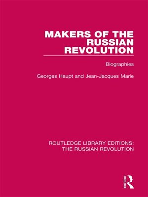cover image of Makers of the Russian Revolution